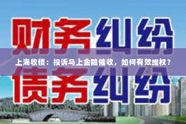 上海收债：投诉马上金融催收，如何有效维权？