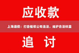 上海追债：打击催收公司违法，维护合法权益