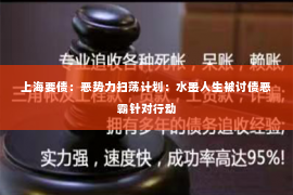 上海要债：恶势力扫荡计划：水墨人生被讨债恶霸针对行动