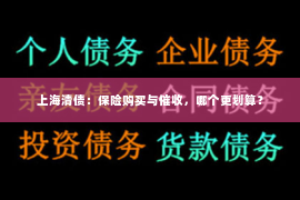 上海清债：保险购买与催收，哪个更划算？