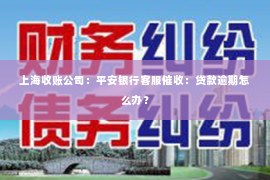 上海收账公司：平安银行客服催收：贷款逾期怎么办？