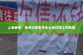 上海要债：寻求以西安为中心的讨债工作帮助