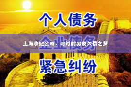 上海收账公司：寻讨前男友欠债之梦