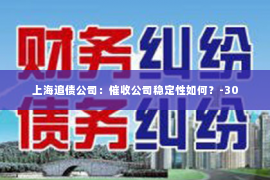 上海追债公司：催收公司稳定性如何？-30