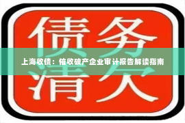 上海收债：催收破产企业审计报告解读指南