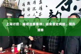 上海讨债：催收注意事项：避免常见问题，提升效率
