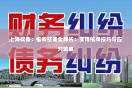 上海收账：催收技能全解析：实用催收技巧与应对策略