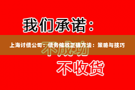 上海讨债公司：债务催收正确方法：策略与技巧