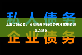 上海讨账公司：《拯救失落的债务天才宝贝的追父之旅》