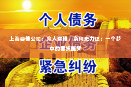 上海要债公司：众人逼债，奈何无力还：一个梦中的借贷噩梦