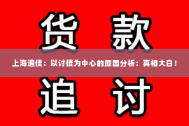 上海追债：以讨债为中心的原因分析：真相大白！