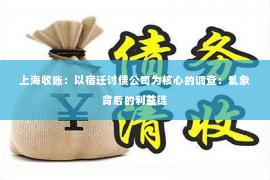 上海收账：以宿迁讨债公司为核心的调查：乱象背后的利益链