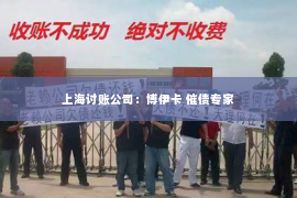 上海讨账公司：博伊卡 催债专家