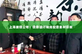 上海要债公司：债务追讨视频配音素材获取