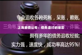 上海要债公司：债务追讨的语言