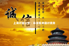 上海讨账公司：半泽直树追讨债务