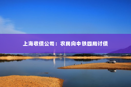 上海收债公司：农民向中铁四局讨债