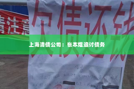上海清债公司：张本煜追讨债务