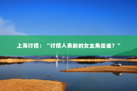 上海讨债：“讨债人泰剧的女主角是谁？”