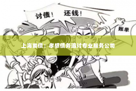 上海要债：孝感债务追讨专业服务公司