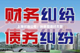 上海讨账公司：孙萌璇追讨欠款