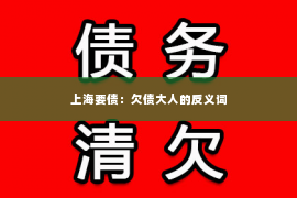 上海要债：欠债大人的反义词