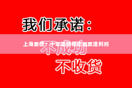 上海要债：十年追债楼忠福反遭判刑