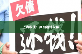 上海收债：深圳追讨欠款