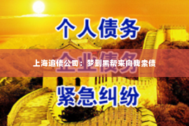 上海追债公司：梦到黑帮来向我索债