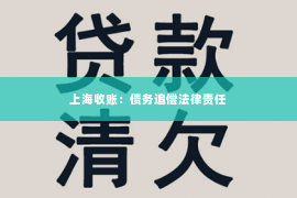 上海收账：债务追偿法律责任