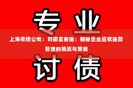 上海收债公司：刘德富要账：揭秘企业应收账款管理的挑战与策略