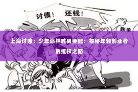上海讨账：少年派林胜男要账：揭秘年轻创业者的维权之路