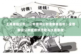 上海要账公司：公司缴纳公积金需要账号：全面解读公积金缴纳流程与注意事项