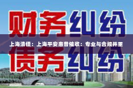 上海清债：上海平安惠普催收：专业与合规并重