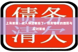 上海要账：此人横竖要账了：债务催收的困境与应对策略