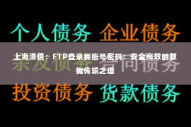 上海清债：FTP登录要账号密码：安全高效的数据传输之道
