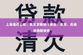 上海追债公司：莱芜农商银行要账：高效、合规的金融服务