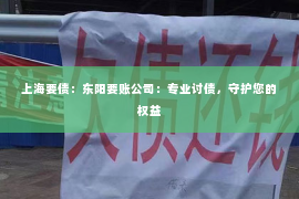 上海要债：东阳要账公司：专业讨债，守护您的权益