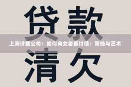 上海讨债公司：如何向女老板讨债：策略与艺术