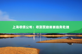 上海收债公司：收到赞助需要账务处理