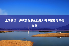 上海收债：多次要账怎么处理？有效策略与案例解析