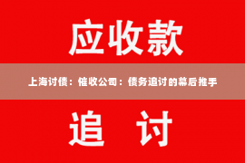 上海讨债：催收公司：债务追讨的幕后推手