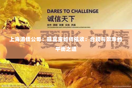 上海追债公司：融宜宝如何催收：合规与效率的平衡之道