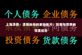上海清债：清新脱俗的要账图片：创意与效率的完美结合