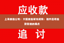 上海要账公司：大姐要账被骂成狗：揭开应收账款管理的痛点