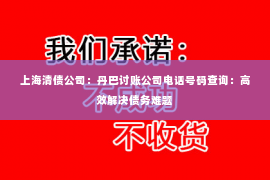 上海清债公司：丹巴讨账公司电话号码查询：高效解决债务难题