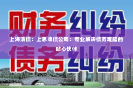 上海清债：上思收债公司：专业解决债务难题的贴心伙伴