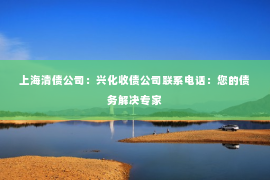 上海清债公司：兴化收债公司联系电话：您的债务解决专家