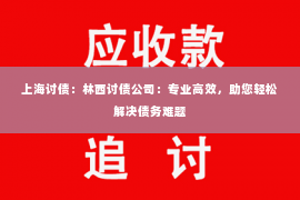 上海讨债：林西讨债公司：专业高效，助您轻松解决债务难题