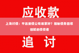 上海讨债：平昌要债公司哪家好？揭秘债务回收领域的佼佼者